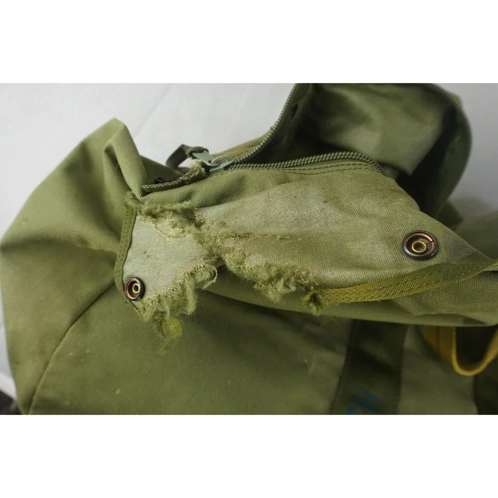 US Military Flyer Kit Bag- Flyers Zipper OD Green TENNIER INDUSTRIES